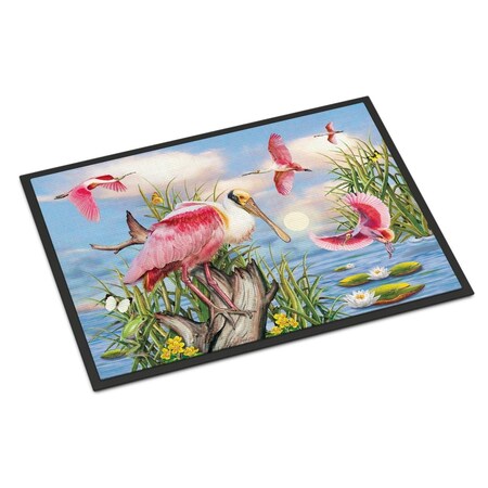 Carolines Treasures Carolines Treasures PRS4036MAT 18 x 27 in. Roseate Spoonbill Indoor or Outdoor Mat PRS4036MAT